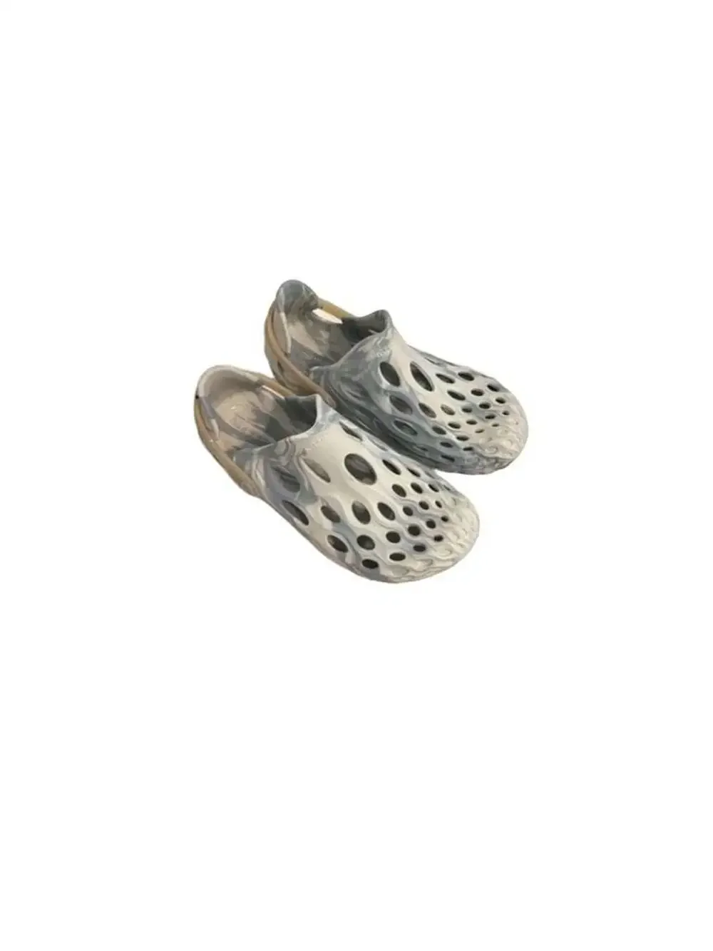 Merrell Hydro Moc Water Shoes in Blue and White Marble Print